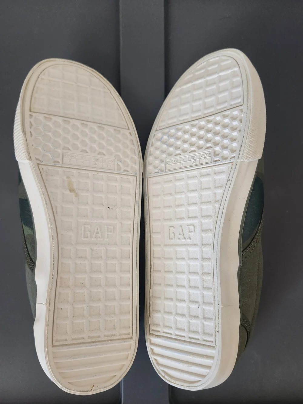 GAP Kid’s Slip-On Camouflage Sneakers - Olive Camo
